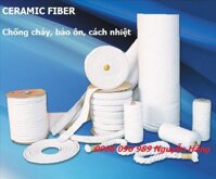 Ceramic Fiber Tape / Rope/ Cloth- Băng vải Ceramic , dây thừng chịu nhiệt , vải bố chống cháy cao