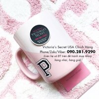 (Ceramic Mug 42) Ly khổng lồ 700mL, hồng sọc trắng siêu đẹp  - Hàng nhập USA, Pink Victoria's Secret