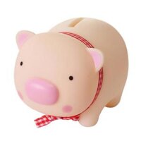 Ceramic Piggy Bank Cute Childrens Cartoon Vinyl Coin Bank Childrens Toy Gift Savings Box Decor For Bedroom Living Room Office compatible