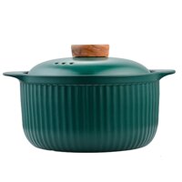 Ceramic Pots With Lid Made Of,Non-Stick Cooking Pan Pot Simple Ceramic Double Ear Pot,Oven & Dishwasher Safe Cookware,for Party Brunches Catering E...
