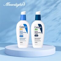Cerave AM/PM Kem dưỡng ẩm da mặt của Pháp 89ml, dưỡng ẩm chống nắng, làm trắng da