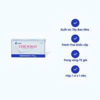 Cerciorat Leon Farma (Hộp 1 vỉ x 1 viên) – Tránh thai khẩn cấp an toàn