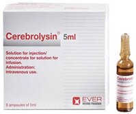 Cerebrolysin 10ml H/5 ống (rối loạn trí nhớ, sa sút trí tuệ, đột quỵ)