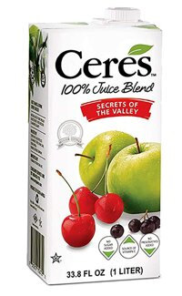 Ceres 100% All Natural Pure Fruit Juice Blend, Secrets of the Valley - Gluten Free, Rich in Vitamin C, No Added Sugar or Preservatives, Cholesterol...