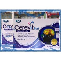 CEREVIT FORT GIÚP TĂNG CƯỜNG LƯU THÔNG TUẦN HOÀN NÃO, Hoạt huyết dưỡng não.