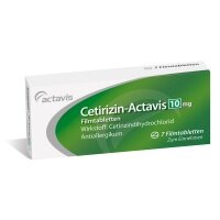 Cetirizin-Actavis 10 mg Filmtabletten, 7 St