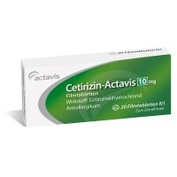 Cetirizin-Actavis 10 mg Filmtabletten, 20 St