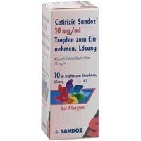 Cetirizin Sandoz 10 mg/ml, 10 ml