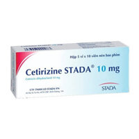 Cetirizine Stada 10mg 5 vỉ x 10 viên