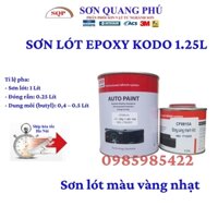 CF9910 Sơn lót epoxy KODO , lót chống rỉ 2 thành phần Autopaint cho ô tô xe máy 1 bộ đủ - tỉ lệ 4:1