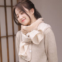 Cfnbharvest Girl Baby Flower Series Khăn Cotton Thời Trang Tươi Đẹp Yếm Sang Trọng Mùa Đông