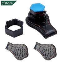 Cfstore 1 Ren Da Bò Tắt Tiếng Kẹp Phấn Được Sử Dụng Với Từ Phấn Hộp Bảo Quản Phụ Kiện Bida N5Q8