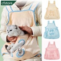 Cfstore Tạp Dề Thú Cưng Tàu Sân Bay Mèo 4 Lỗ Giữ Chống Trầy Xước Tóc Người Trợ Giúp Tốt Cắt Móng Tay Thú Cưng B1L5
