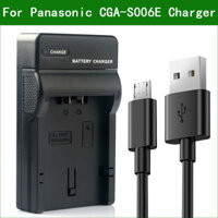 Cga-s006 CGA S006 DMW-BMA7 Bộ sạc Micro USB cho Panasonic Lumix CGR-S006 DMC FZ35 FZ30 FZ38 FZ7 FZ8 FZ50 FZ18 FZ28 V-LUX1 BP-DC5