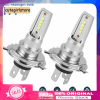 Cgl 2 Cái / bộ Bóng Đèn Pha LED H4 Ánh Sáng Trắng Tiết Kiệm Năng Lượng 8 Đèn LED Độ Sáng Cao Bóng Đèn Pha Cho Ô Tô