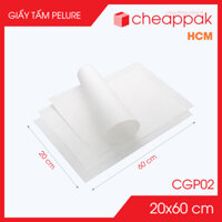 CGP02 - 20x60 cm - Xấp 1000 tấm giấy Pelure gói hàng, giấy nến gói quà, giấy bọc hàng quần áo