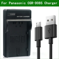 Cgr-d08s Camera Kỹ Thuật Số Micro USB Sạc Dành Cho Panasonic CGA-D54 CGA-D54S CGR-D815 CGR-D53 CGR-D53S AG-VBR118 AG-VBR89