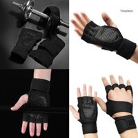 [Ch *] 1 Đôi Găng Tay Cử Tạ Có Hỗ Trợ Cổ Tay Găng Tay Nâng Có Dây Đeo Cổ Tay Để Cử Tạ Kéo Lên Deadlifti