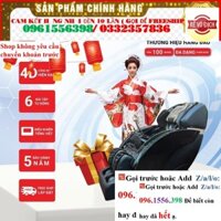 CH Ghế massage Okinawa A200, 4D, 12 bài tập, điều khiển tiếng Việt, ốp nhựa -