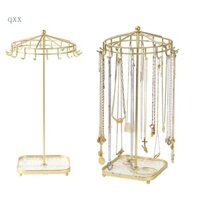 Ch * Giá đỡ vòng cổ bằng hợp kim Giá đỡ vòng cổ tiện lợi Giá đỡ trang sức xoay sành điệu