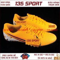 CH Giày đá bóng Mercurial Vapor XIII Neymar Vàng đen TF Sút Mạnh new