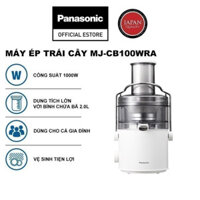 CH Máy ép trái cây Panasonic MJ-CB100WRA-Ép nhanh nghiền với mâm 100%-Công suất 1000W