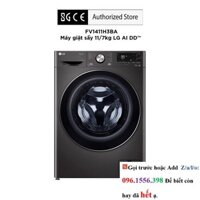 CH Máy giặt LG 11kg sấy 7kg lồng ngang LG AI DD™ Inverter màu đen FV1411H3BA