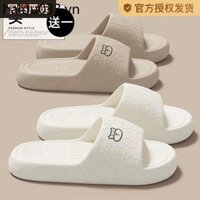 [Ch Ng tr t và m i] Mua 1 Tặng 1 Dép Nữ Mùa Hè Trong Nhà Nhà Cặp Đôi Phòng Tắm Tắm Chống Trơn Trượt Chống Mùi eva Dép Dép Phong Cách Nam