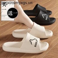 [Ch Ng tr t và m i] Mua 1 Tặng 1 Dép Nữ Mùa Hè 2024 Phong Cách Mới Cặp Đôi Hộ Gia Đình Một Đôi Phòng Tắm Trong Nhà Dép Khử Mùi Chống Trơn Trượt Nam