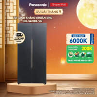 CH [Nhập ELSEPPN2 giảm 10% tối đa 1TR] Tủ Lạnh Kháng Khuẩn Panasonic 570L Side by Side NR-S621BB-VN - Bảo hành 1 năm