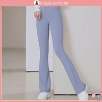 Ch t L Ng cao Qu N Quần Legging Ống Loe Thể Thao Dáng Ôm Nhanh Khô Thoáng Khí Cho Nữ