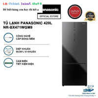 CH  Tủ lạnh Panasonic Ngăn đông mềm diệt khuẩn 420L NR-BX471WGM9 - Mặt gương