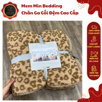 (CH154) Chăn Lông Cừu Da Báo Mềm Mại - MemMinBedding