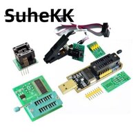 Ch341a 24 25 Series EEPROM Flash BIOS Mô-đun lập trình USB + Kẹp kiểm tra SOIC8 SOP8 + Bộ chuyển đổi 1.8V + Bộ chuyển đổi SOIC8 DIY KIT