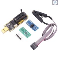 CH341A USB Programmer EEPROM BIOS Flasher Programmable Logic Circuits with SOP8 Flash Clip Suitable for 24/25 Series Chip