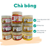 Chà bông cá hồi Nauy, chà bông cá lóc, chà bông ếch, lươn cho bé ăn dặm