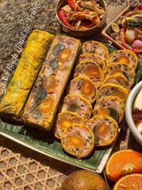 Chả hoa bách thảo trứng muối đòn 500gr