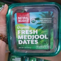 Chà là Medjool - Chà là hữu cơ Organic Fresh Medjool Dates 454g của Mỹ date 2021