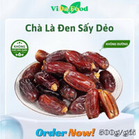 Chà Là Sấy Dẻo, Đồ Ăn Vặt khô, Đồ Ăn Vặt Healthy Chà LÀ Sanwan, Chà Là Iran Túi 650g Tốt
