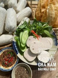 Chả lụa nấm bào ngư chay