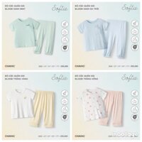CHAANG Bộ cộc quần dài danhc ho bé đến 7 tuổi Bloom SS2025D04