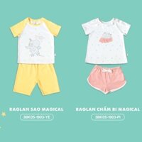 CHAANG - Bộ cộc tay Raglan magical