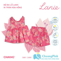 Chaang bộ quần áo lanh bé gái SS2023D04