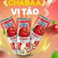 Chabaa chewy vitamin E vị táo – nước giải khát Thái Lan lon 230 ml