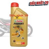 CHAI 1L DẦU NHỚT XE SỐ CASTROL POWER-1 10W40 100ML - Hàng chính hãng anh em đừng so về giá