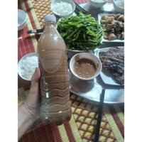 chai 1L mắm cáy quê Thanh Hoá giã tay nguyên chất