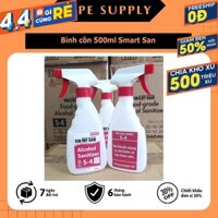 Chai 500ml cồn thực phẩm Saraya Smart San S4, cồn thực phẩm, cồn sát khuẩn thực phẩm giá rẻ - PPESupply