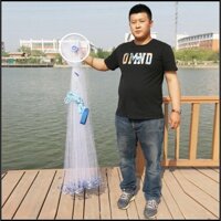 Chài Bắt Cá Chống Rối Nhật Bản, Chài Lưới Bắt Tôm Cá Ao Hồ Sông Suối, Lưới Bắt Cá Thông Minh MKS039