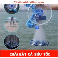 Chài Bắt Cá Nhật Bản | Dễ sử dụng Cao 1,2m rộng 2,4m, Sử Dụng Đơn Giản Chống Rối MKS039
