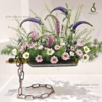 Chai bay ( lơ lửng ) cắm hoa decor - Hàng nhập khẩu Thủy Tinh Thuỷ Tinh Lọ Hoa Decor Phòng